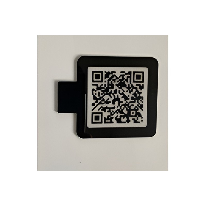QR code à fixer sur le porte-affiche