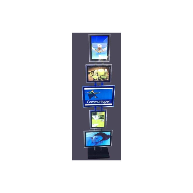 Totem hybride lumineux