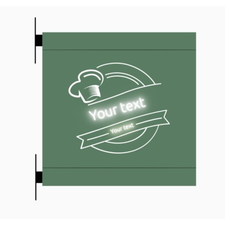 Kakémono lumineux pour Restaurant