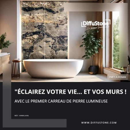 Revêtement Mural Lumineux En Pierre Naturel