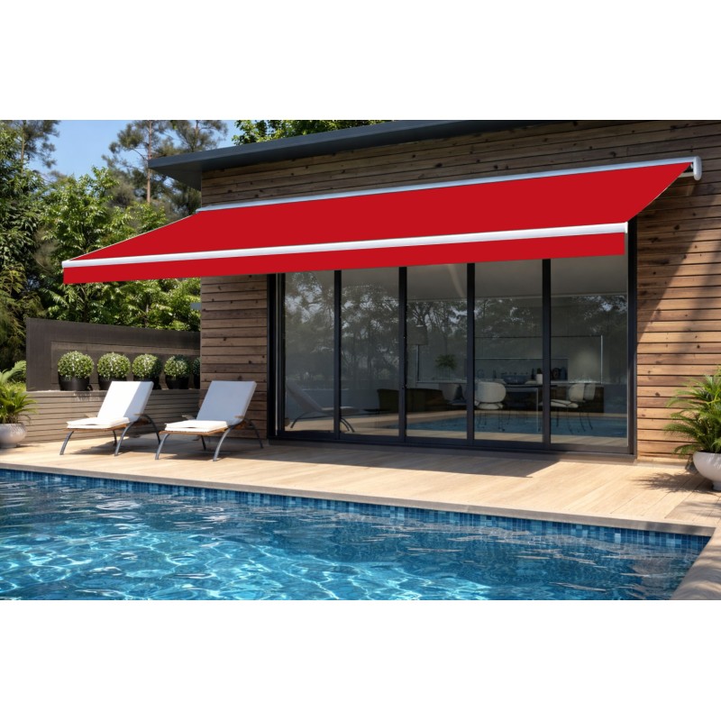 Awning fabric - Rouge Punchy - T-218